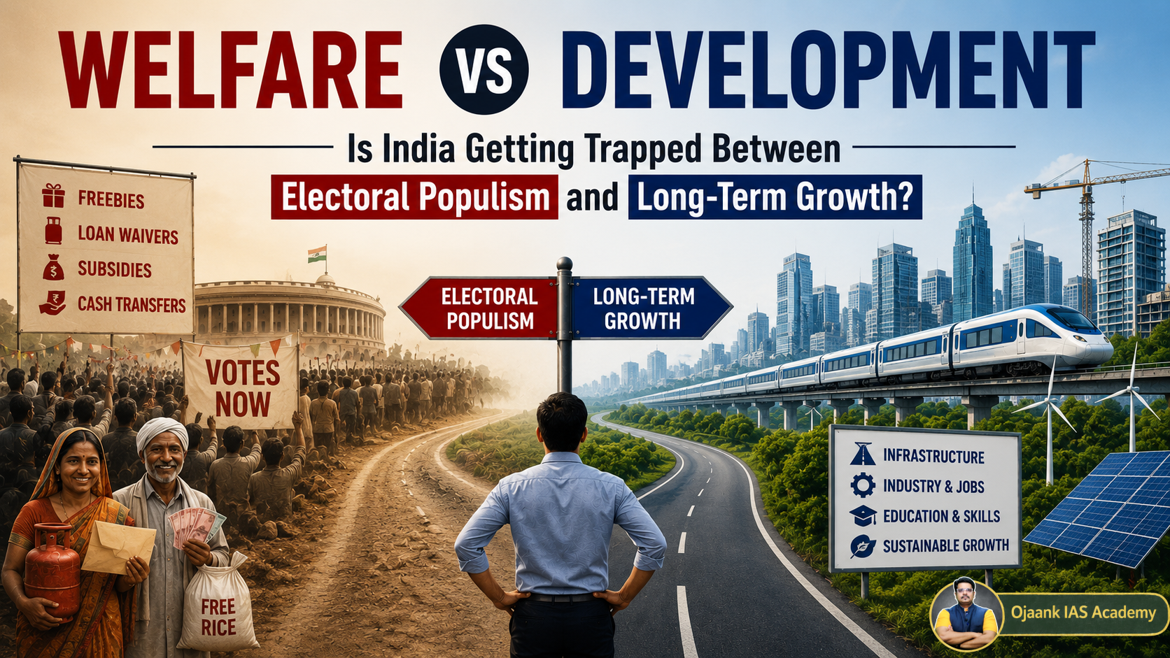 Welfare vs Development: Is India Getting Trapped Between Electoral Populism and Long-Term Growth?