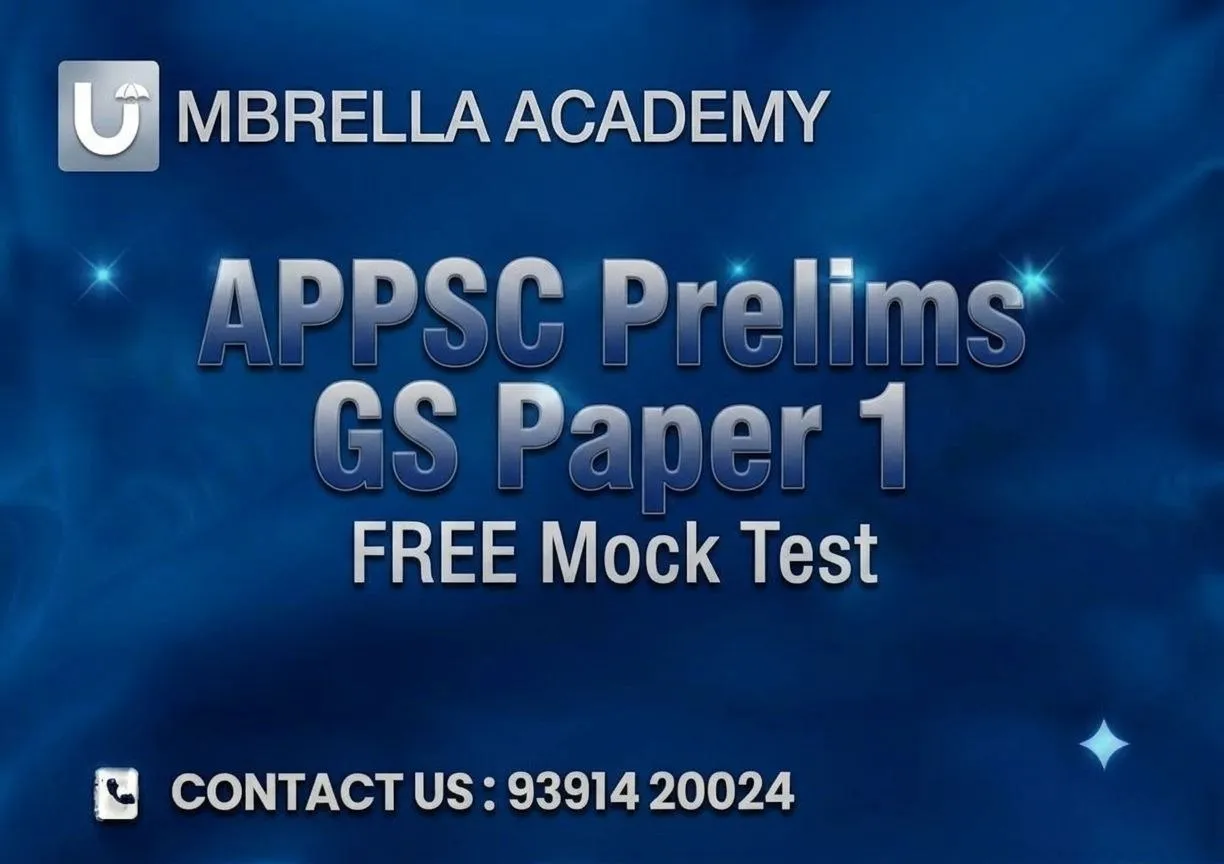 APPSC PRELIMS MOCK TEST