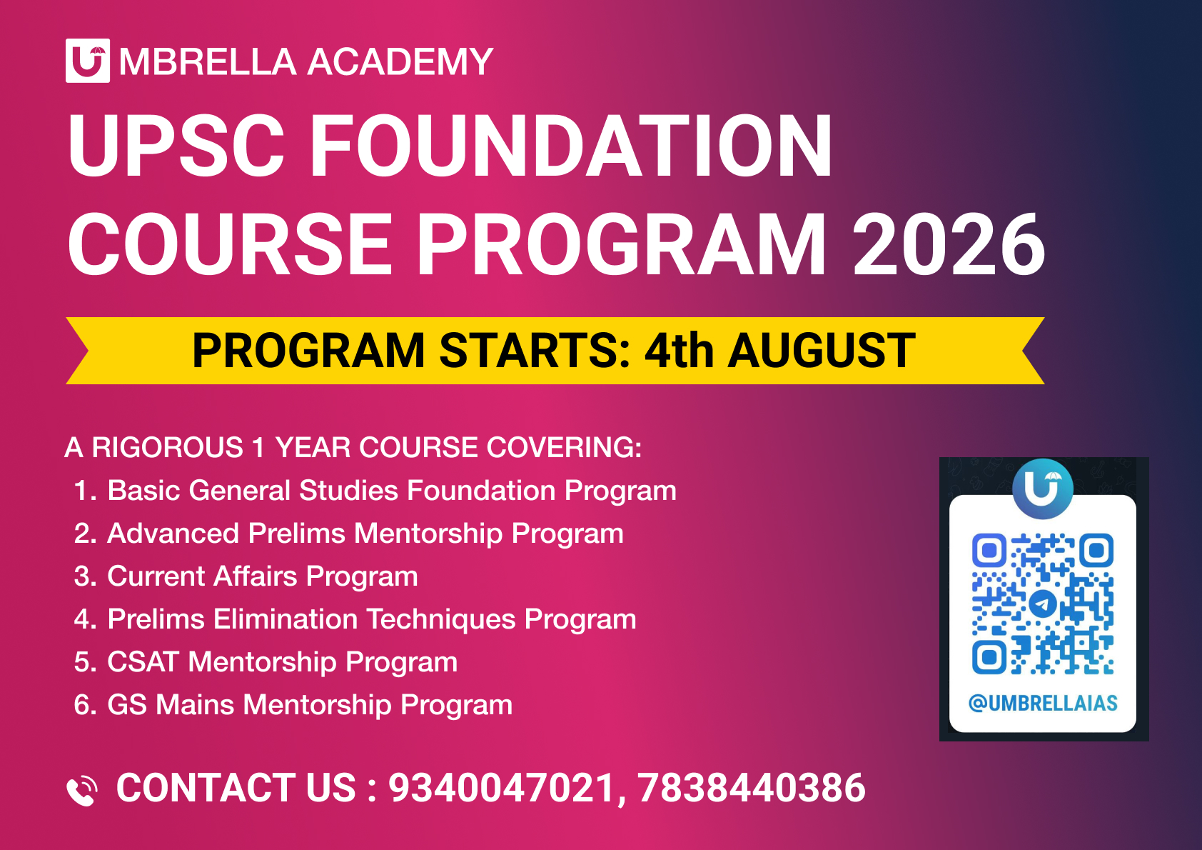 UPSC IAS ONLINE  FOUNDATION COURSE 2026