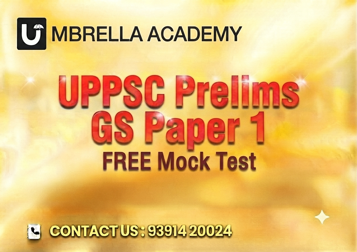 UPPSC PRELIMS MOCK TEST
