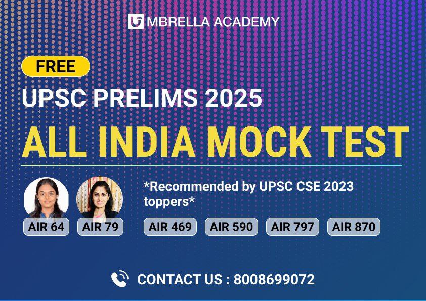 ALL INDIA PRELIMS GS & CSAT MOCK TEST 2025