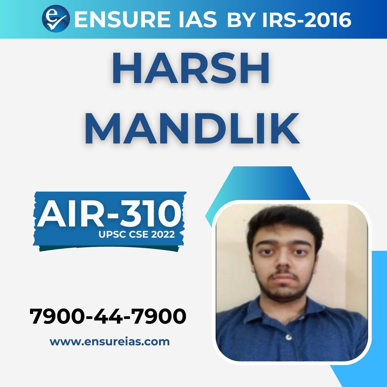 img-HARSH MANDLIK - AIR 310