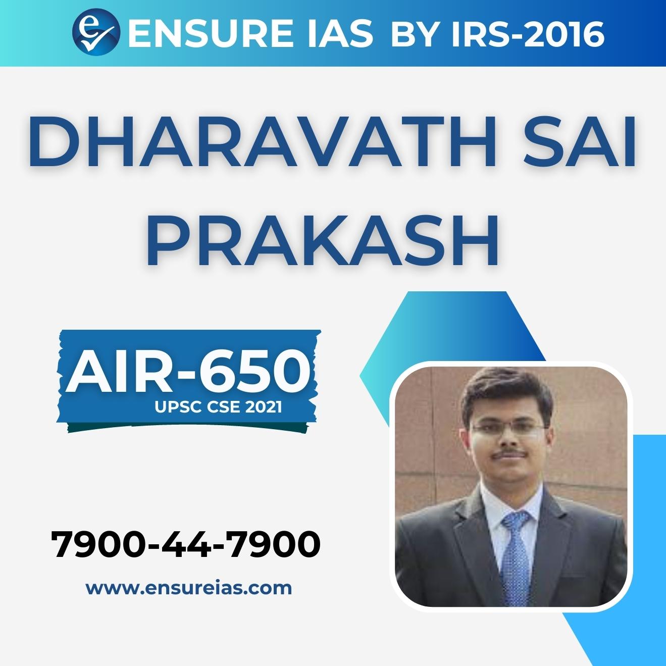 img-DHARAVATH SAI PRAKASH - AIR 650