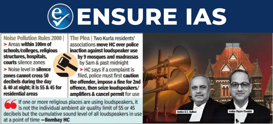 img-Bombay HC Ruling on Use of Loudspeakers in Religious Practices