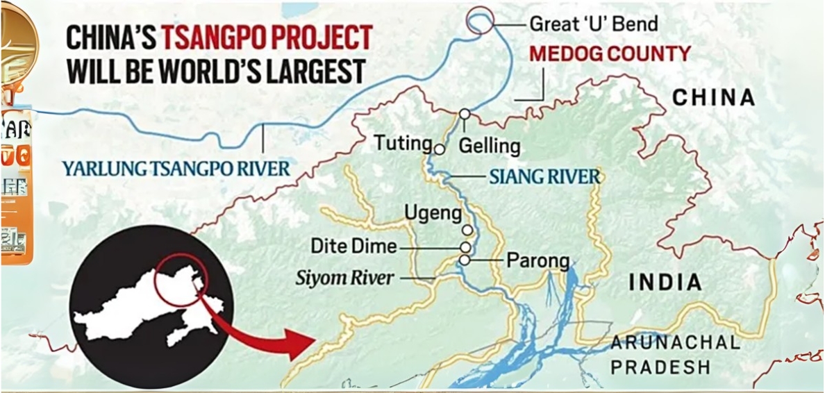 China’s World’s Largest Dam on the Tsangpo River: How It Could Impact India