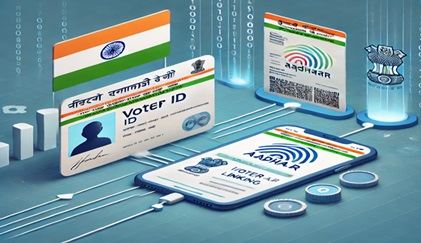 img-ECI and UIDAI to link voter records with Aadhhar