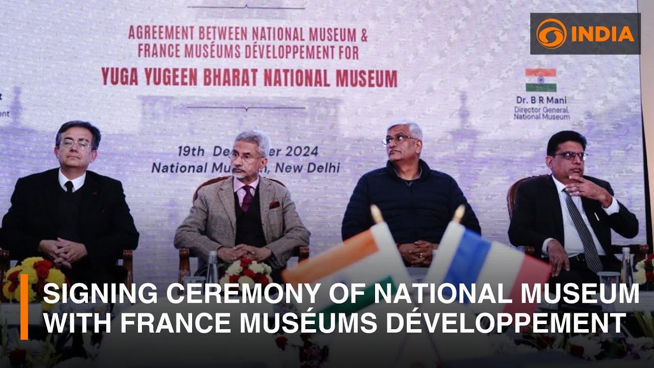 img-India and France sign MoU for new National Museum