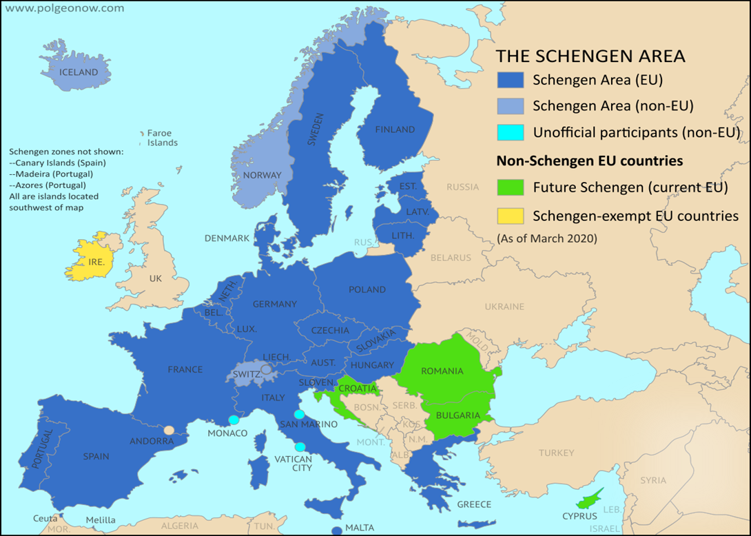 WHAT IS THE SCHENGEN AREA? || ENSURE IAS