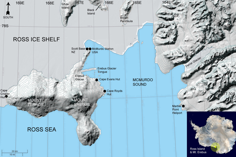 About Mount Erebus