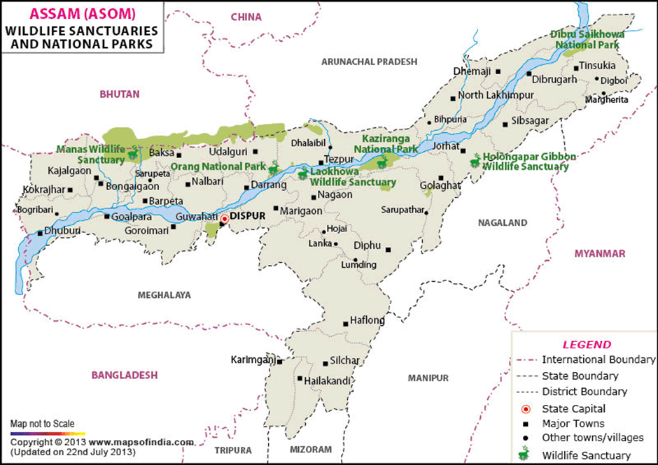 About Laokhowa-Burhachapori Wildlife Sanctuary