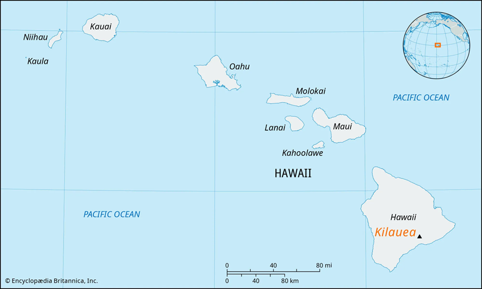 About Kilauea volcano