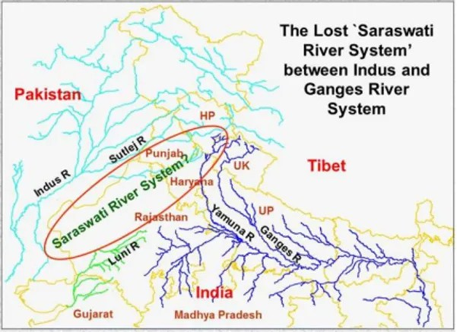  About Saraswati River: 