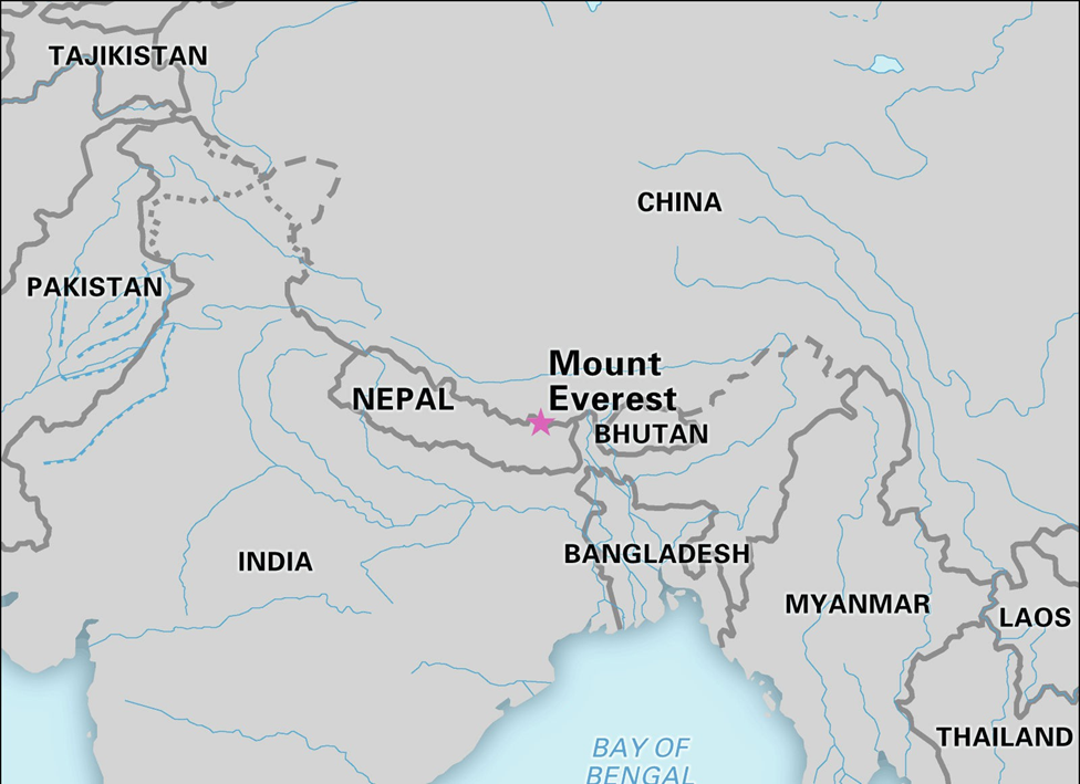  About Mount Everest: 