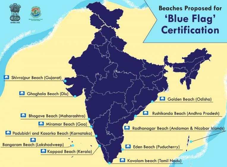 Other Indian Beaches with Blue Flag Certification