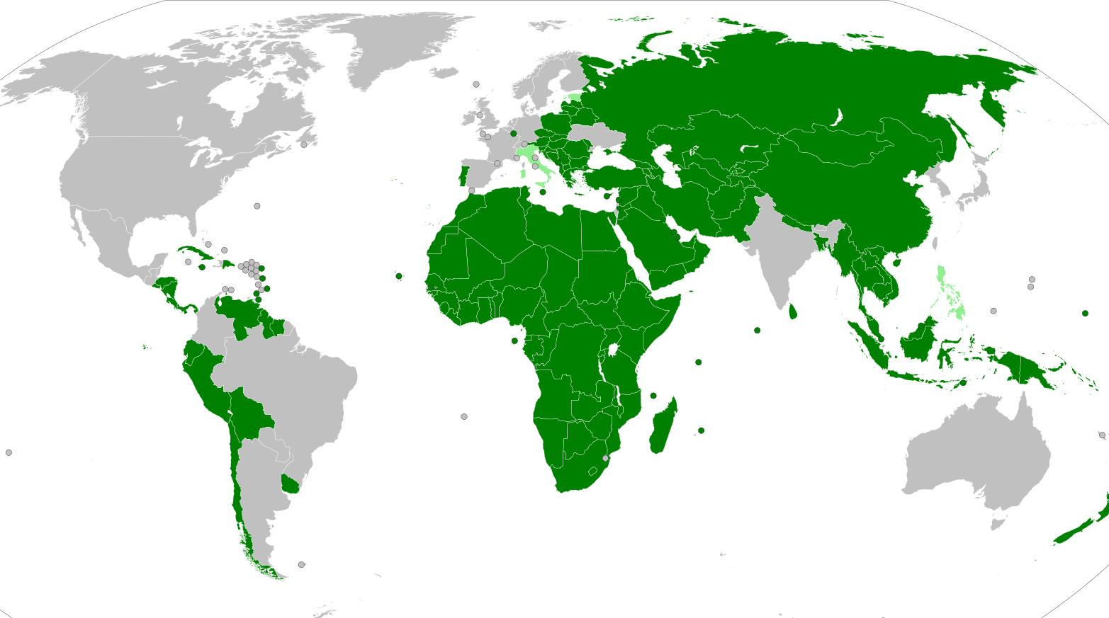 Global Reach of the BRI