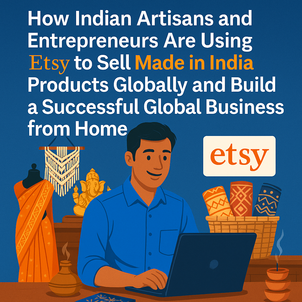 How Indian Artisans and Entrepreneurs Are Using Etsy to Sell Made in India Products Globally and Build a Successful Global Business from Home