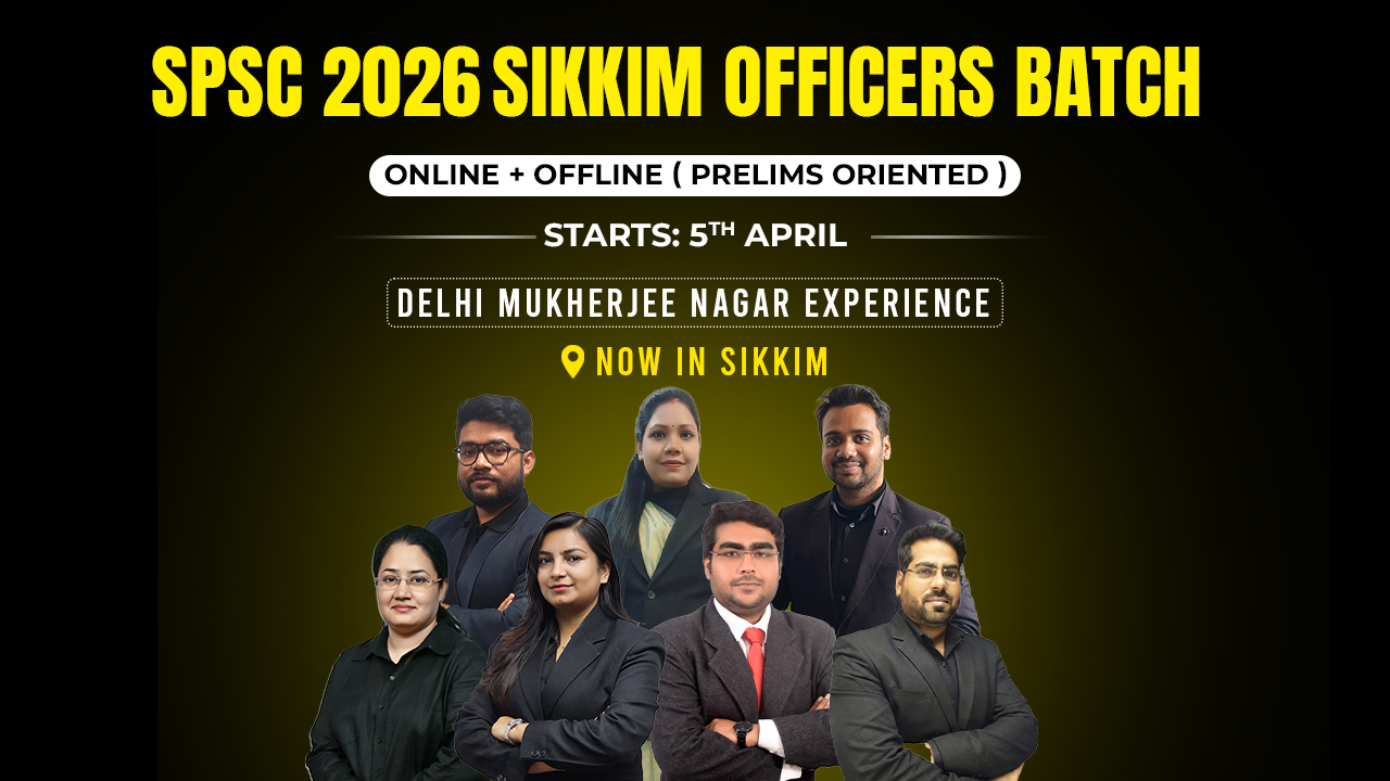 Sikkim Officers Batch – SPSC CCE 2026 Crash Course