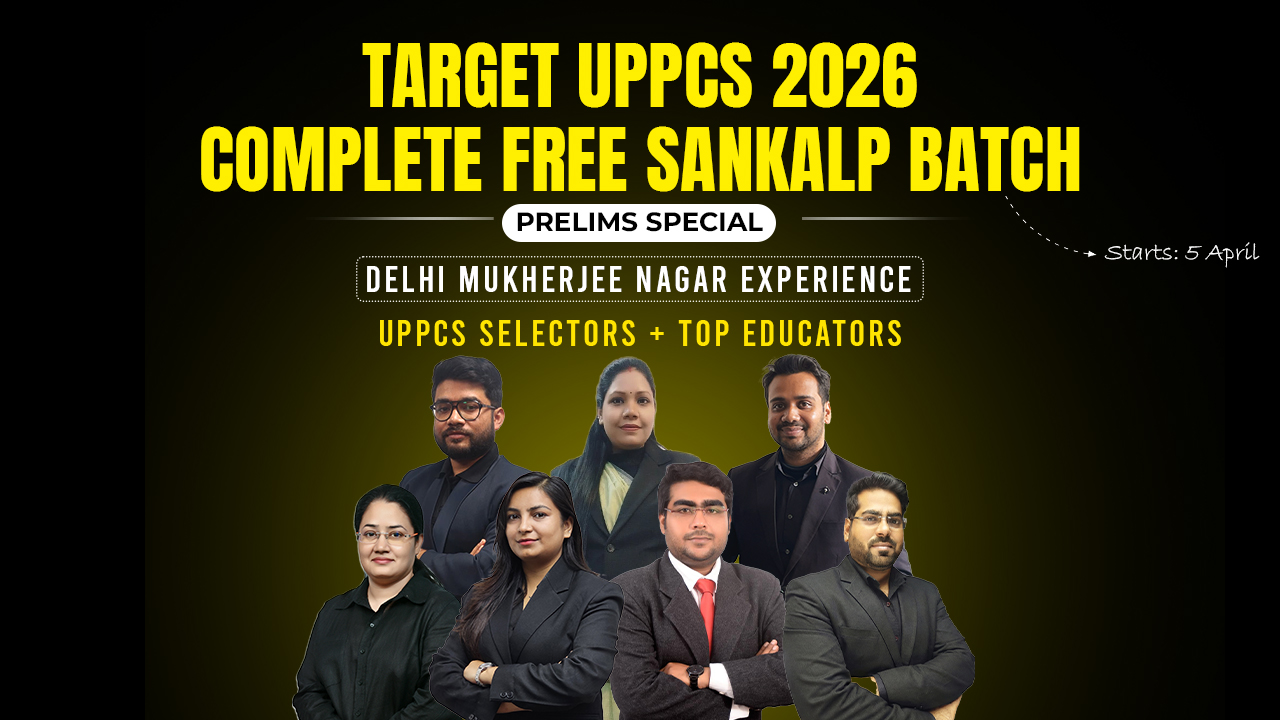 UPPCS Prelims 2026 FREE Batch