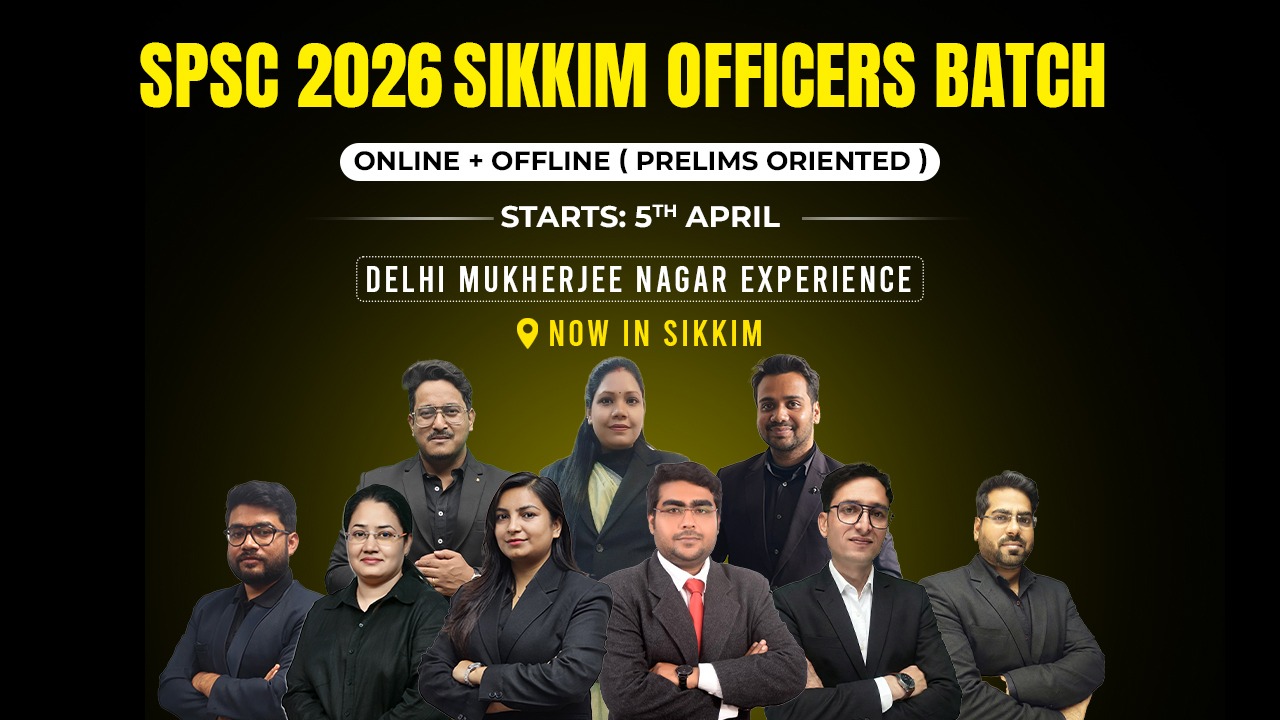 Sikkim Officers Batch – SPSC CCE 2026 Crash Course