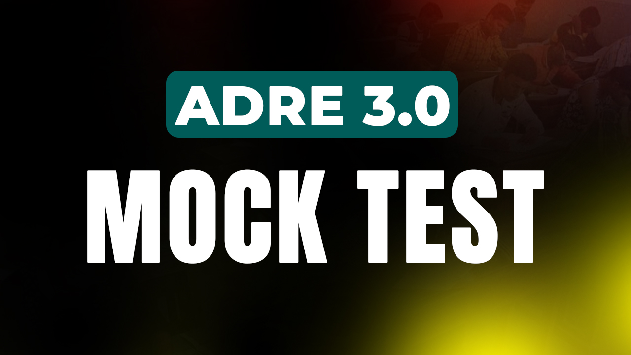 ADRE Mock Test